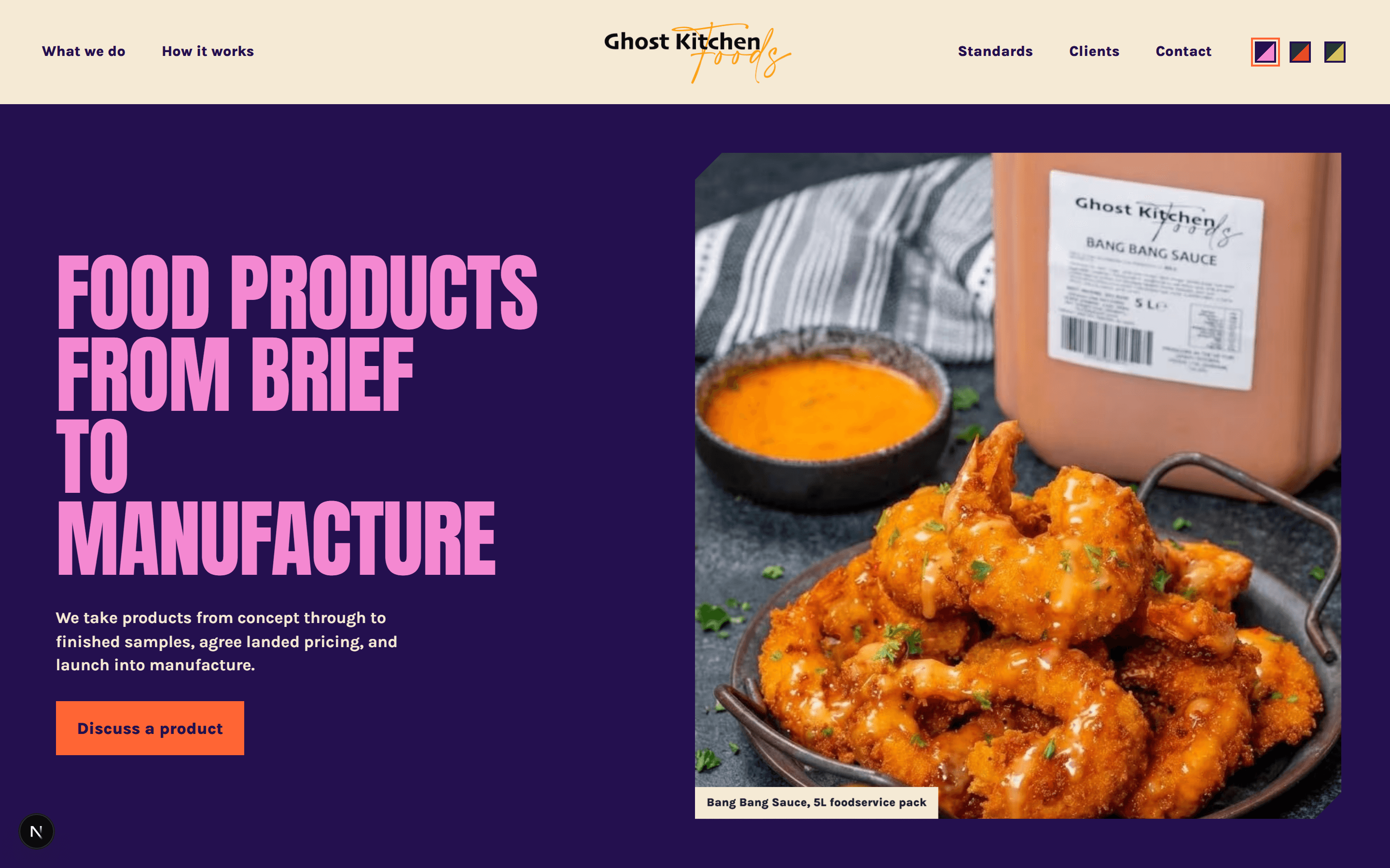 Full Flavour homepage